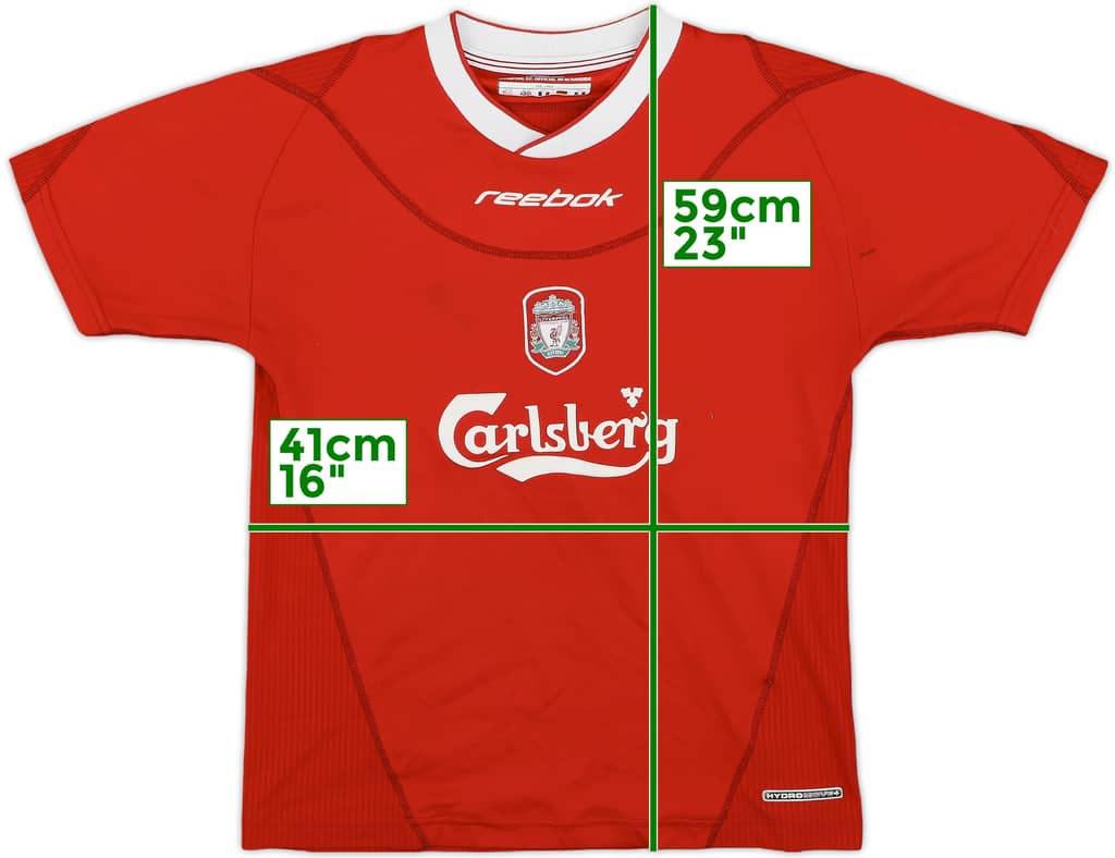 2002-04 Liverpool Home Shirt - 7/10 - (L.Boys)