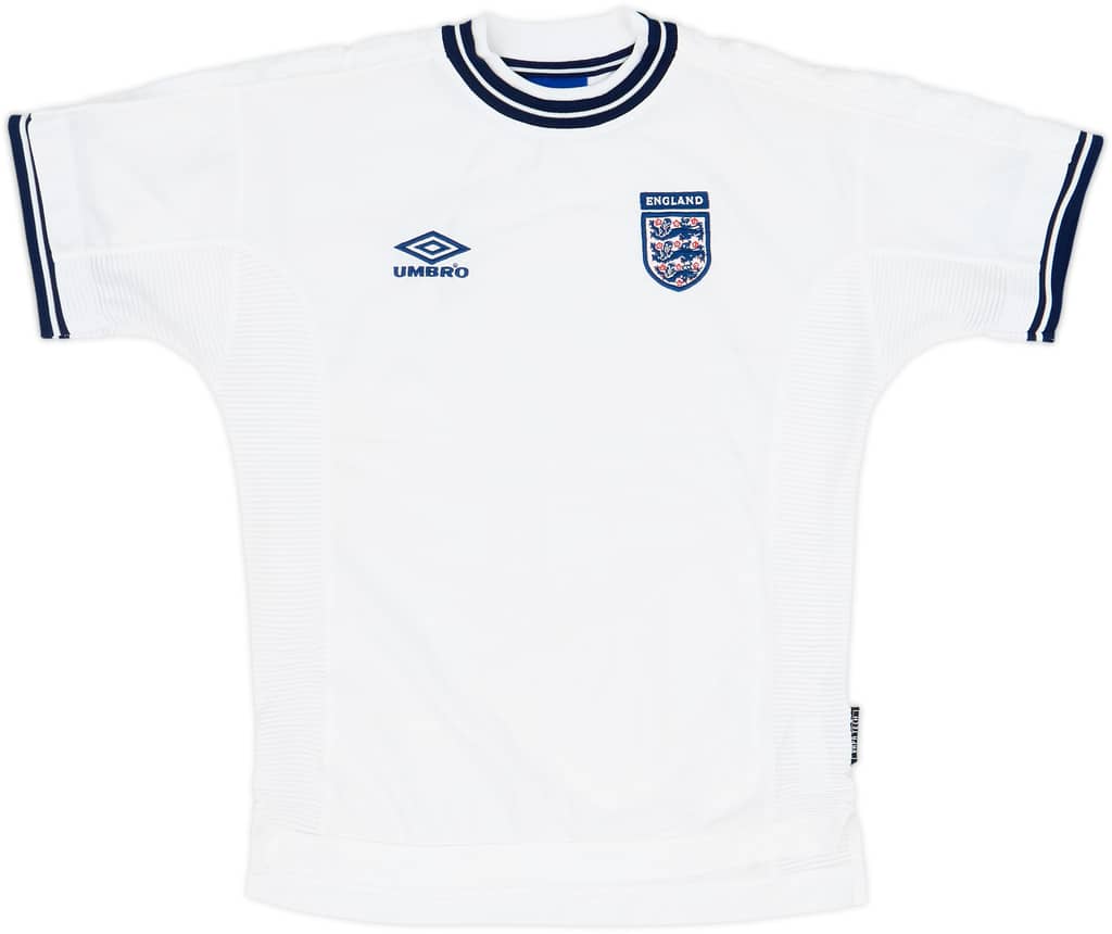 1999-01 England Home Shirt - 8/10 - (L.Boys)