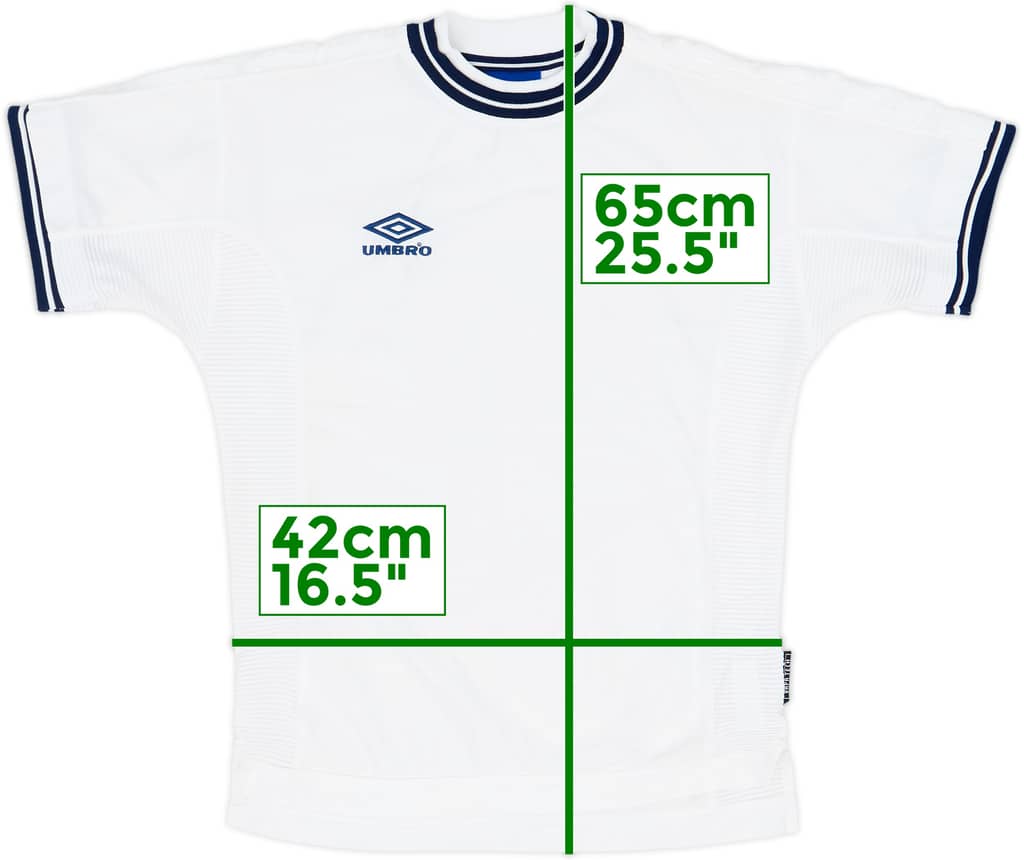 1999-01 England Home Shirt - 8/10 - (L.Boys)