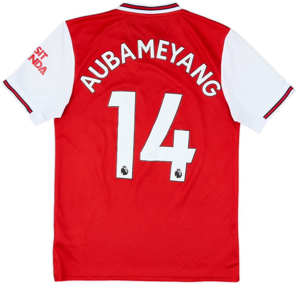 2019-20 Arsenal Home Shirt Aubameyang #14 - 6/10 - (S)
