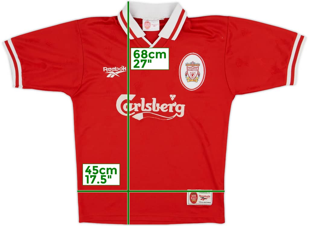 1996-98 Liverpool Home Shirt - 4/10 - (S)