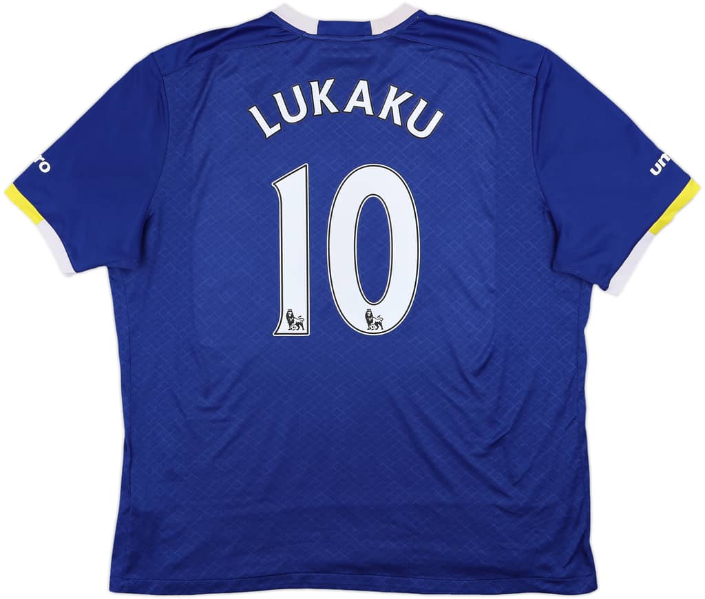 2016-17 Everton Home Shirt Lukaku #10 - 8/10 - (3XL)