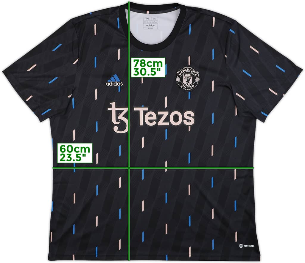 2022-23 Manchester United adidas Training Shirt - 10/10 - (XXL)