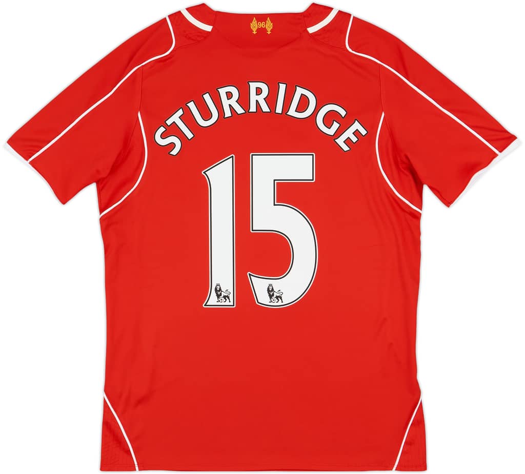 2014-15 Liverpool Home Shirt Sturridge #15 - 6/10 - (S)