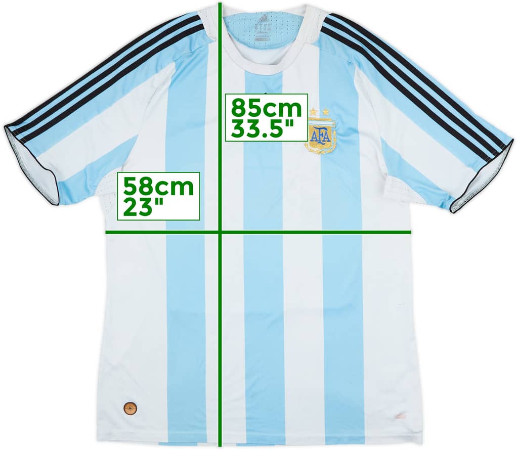 2007-09 Argentina Home Shirt - 4/10 - (3XL)