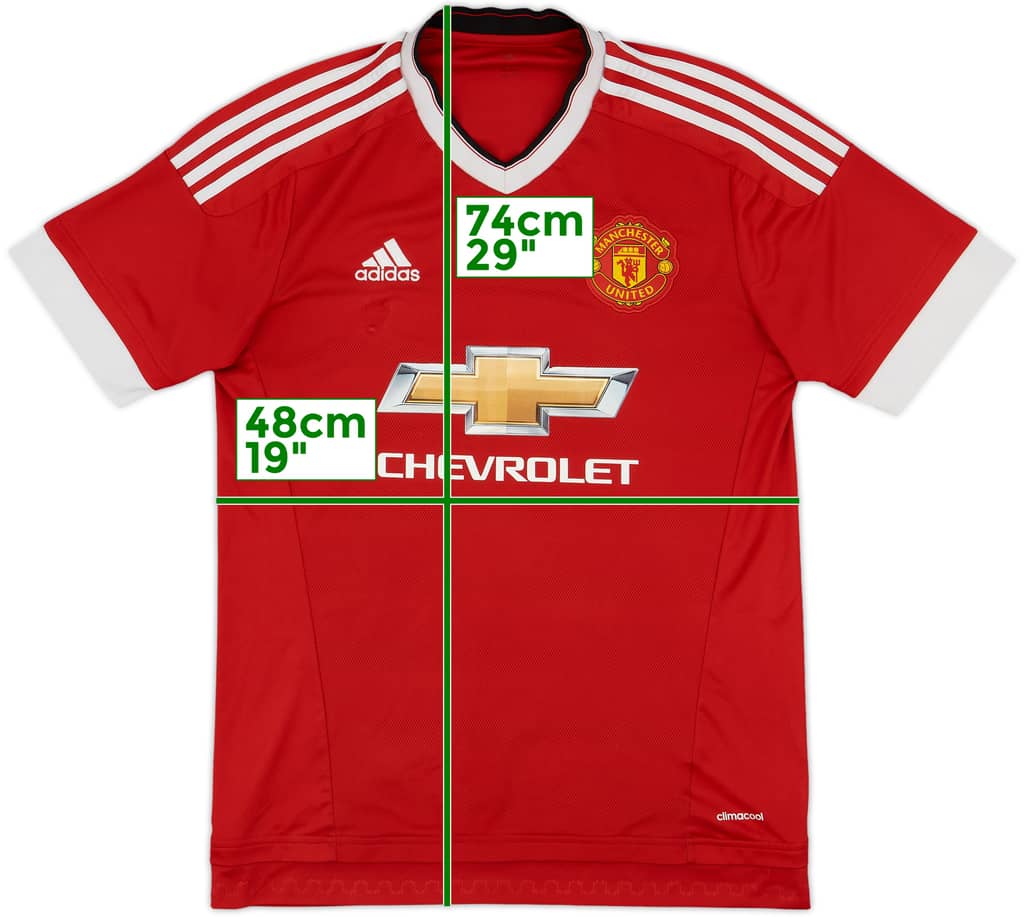 2015-16 Manchester United Home Shirt - 5/10 - (M)