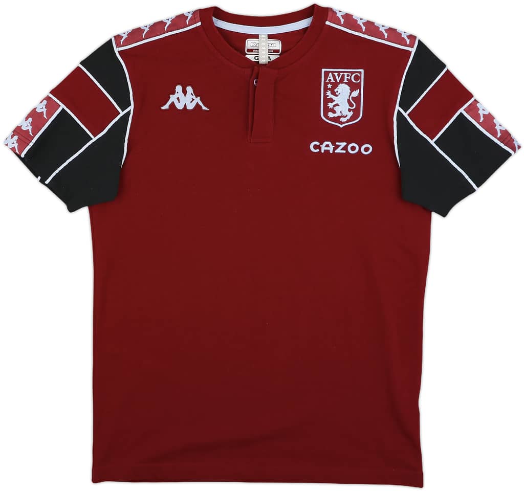 2020-21 Aston Villa Kappa Polo Shirt - 8/10 - (M)