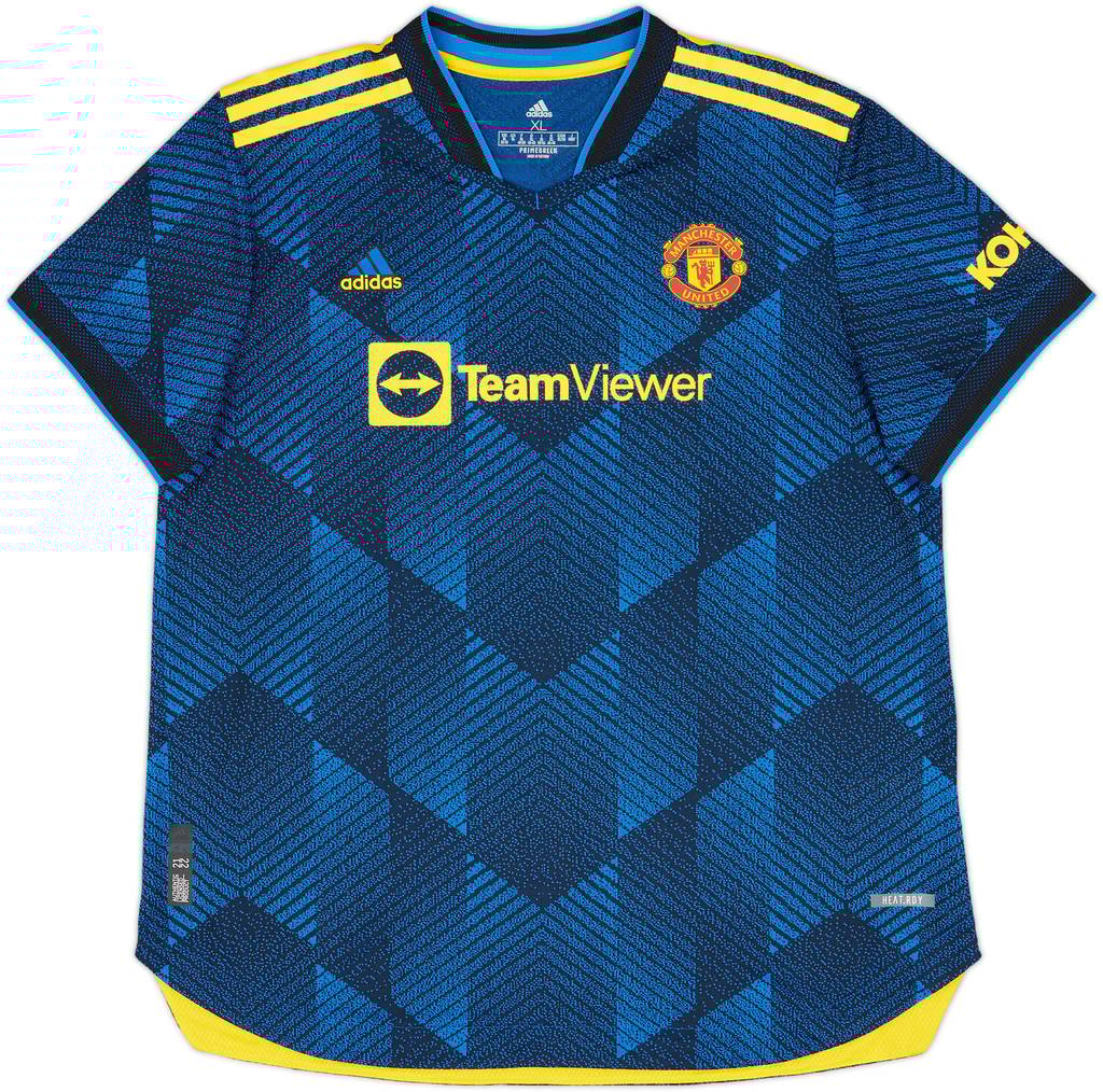 2021-22 Manchester United Authentic Third Shirt - 10/10 - (Women's XL)