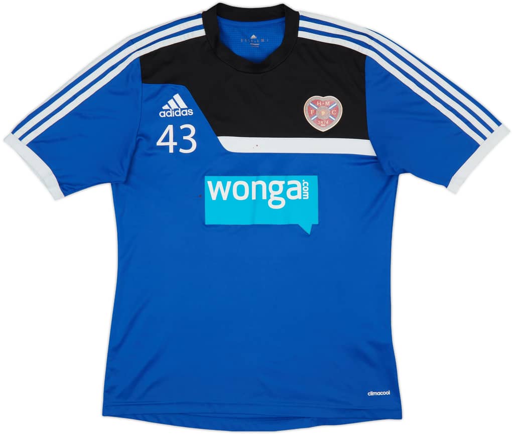 2013-14 Hearts adidas Player Issue Training Shirt #43 - 6/10 - (M)