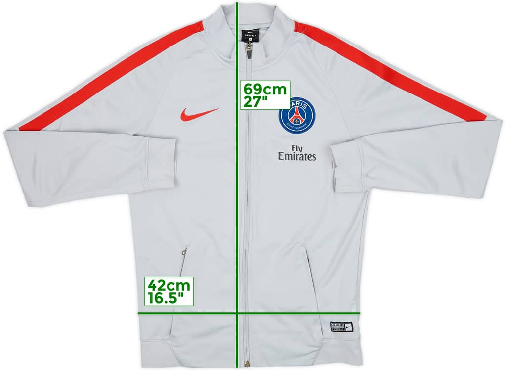 2017-18 Paris Saint-Germain Nike Track Jacket - 8/10 - (S)