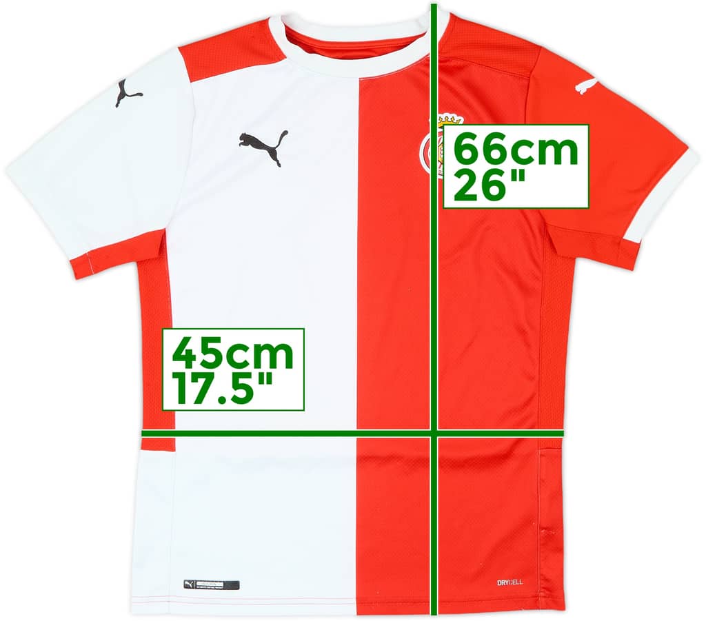 2020-21 Girona Home Shirt - 8/10 - (S)