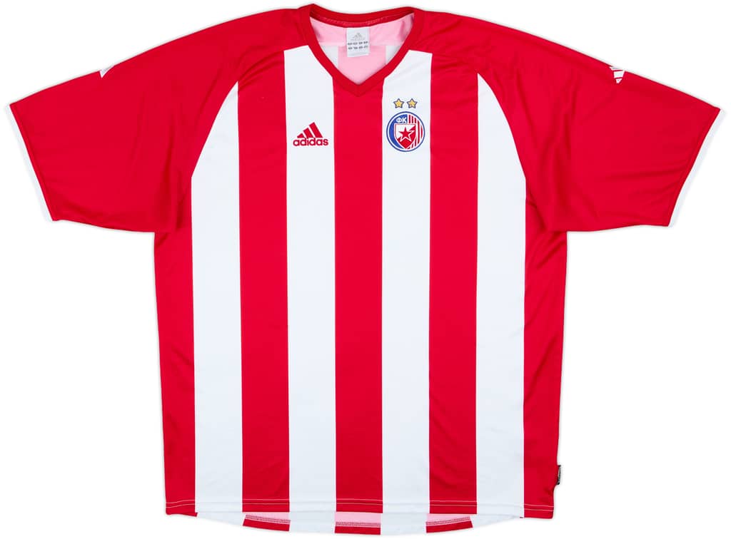 2003-04 Red Star Belgrade Home Shirt - 6/10 - (XL)
