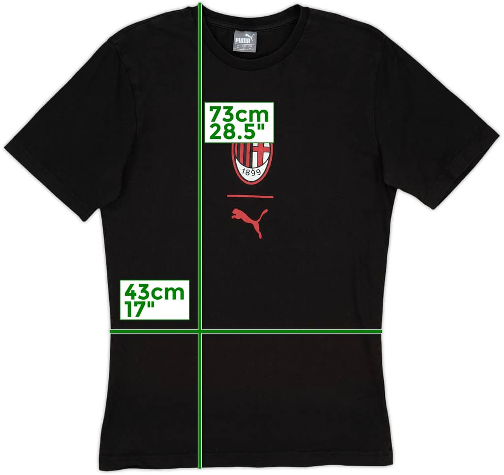 2018-19 AC Milan Puma Cotton Tee - 5/10 - (M)
