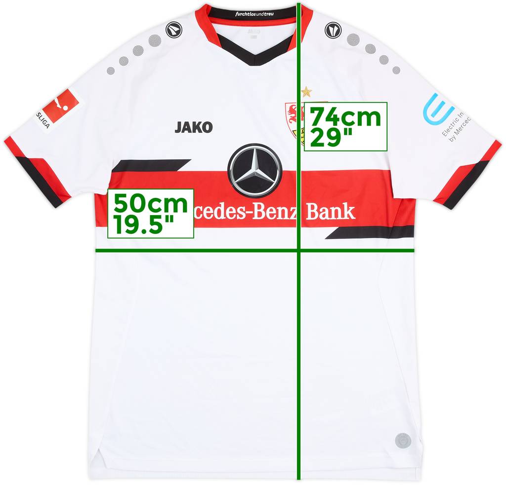 2021-22 Stuttgart Home Shirt - 8/10 - (M)