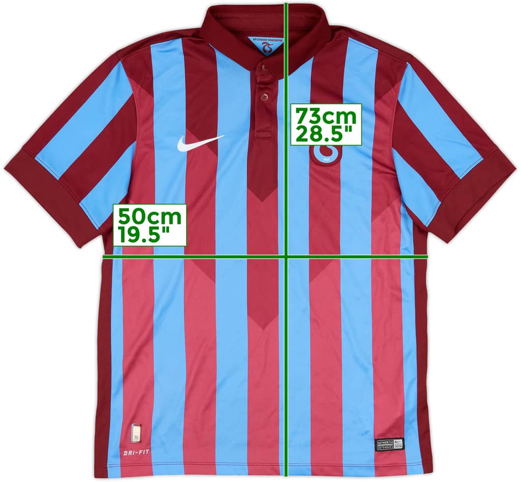2014-15 Trabzonspor Home Shirt - 9/10 - (M)