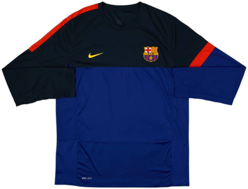 2012-13 Barcelona Nike Training L/S Shirt - 8/10 - (XL)