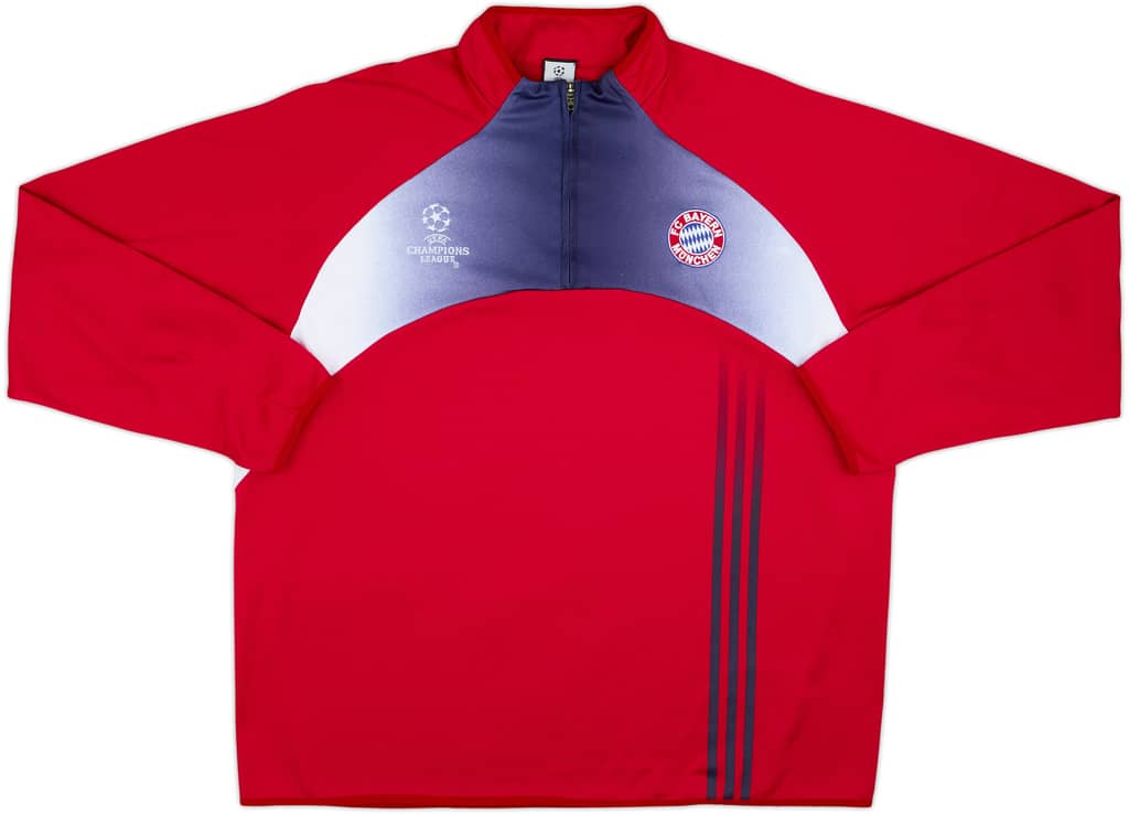 2003-04 Sudadera adidas CL con cremallera de un cuarto del Bayern Munich - 9/10 - (XL/XXL)