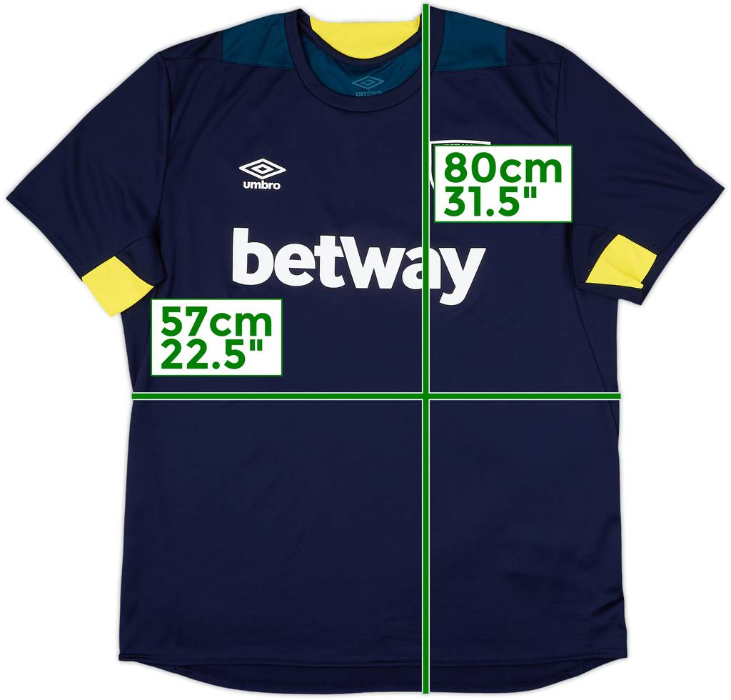 2023-24 West Ham Umbro Training Shirt - 10/10 - (XXL)
