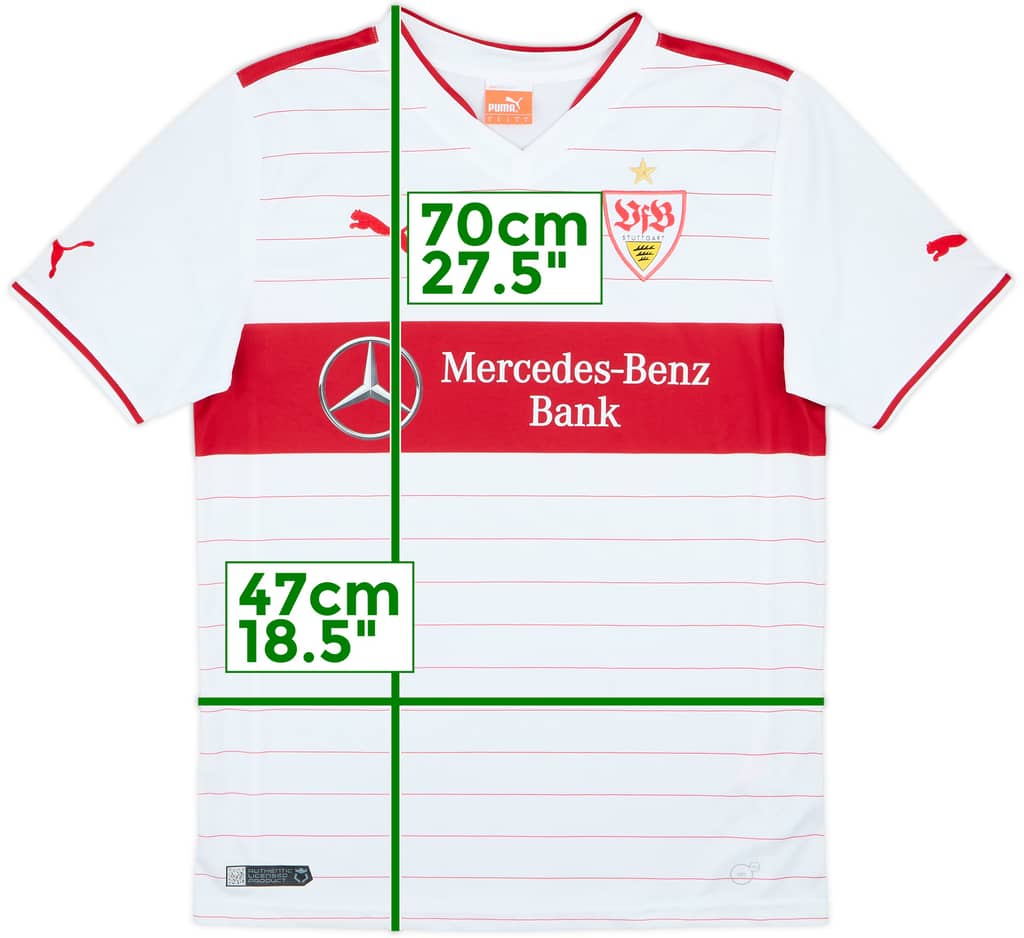 2013-14 Stuttgart Home Shirt - 9/10 - (S)