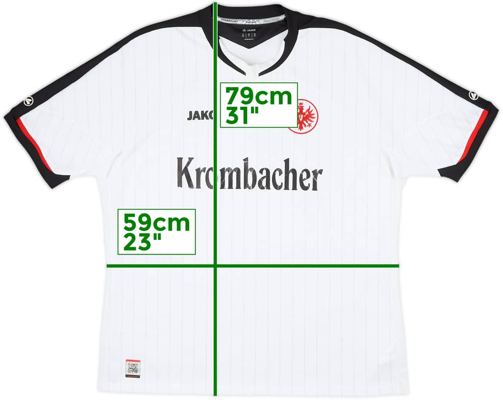 2012-13 Eintracht Frankfurt Away Shirt - 6/10 - (XXL)