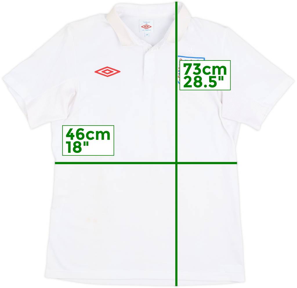 2009-10 England Home Shirt - 5/10 - (M)