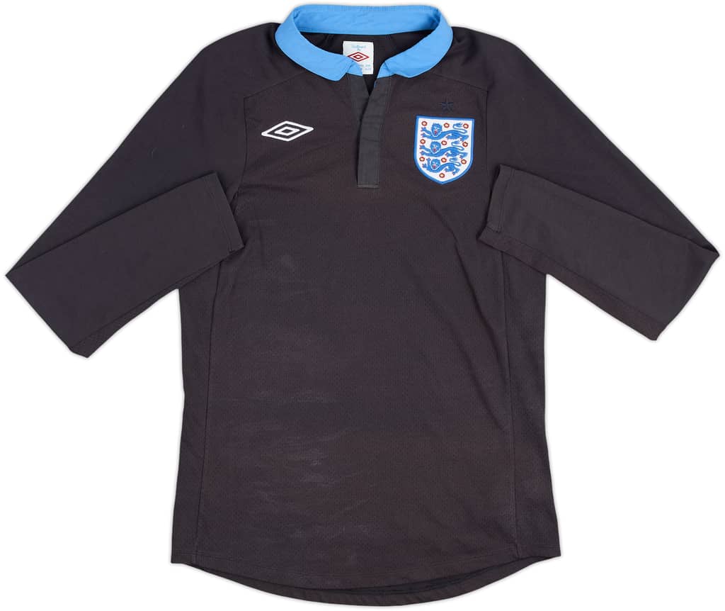 2011-12 England Away L/S Shirt - 5/10 - (S)