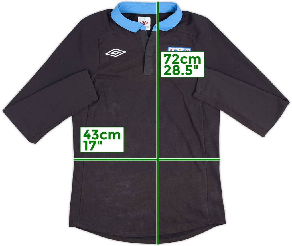 2011-12 England Away L/S Shirt - 5/10 - (S)