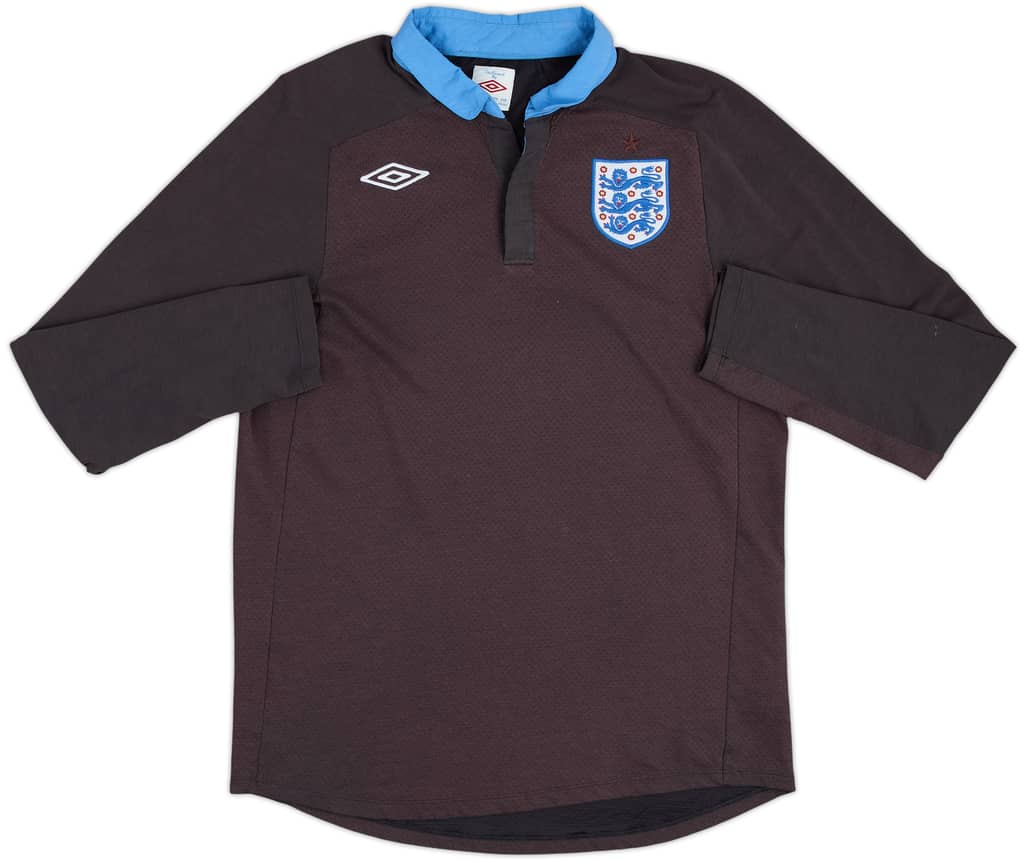 2011-12 England Away L/S Shirt - 5/10 - (M)