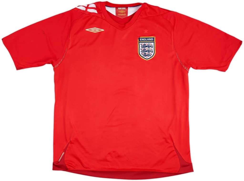 2006-08 England Away Shirt - 4/10 - (XL)