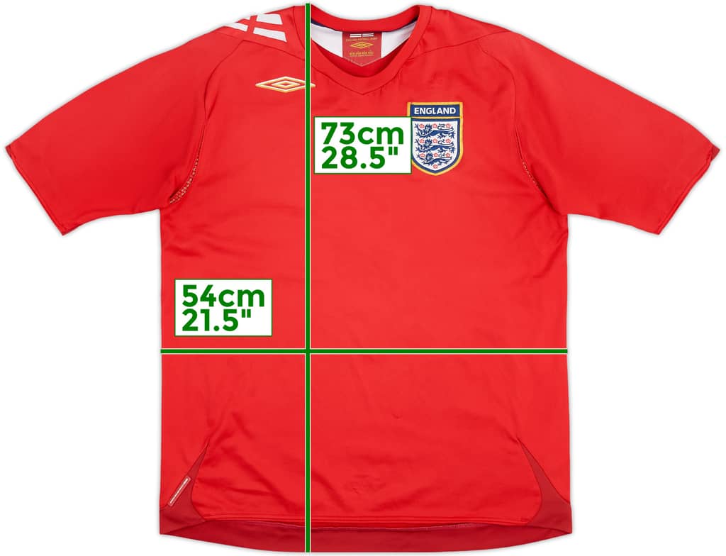 2006-08 England Away Shirt - 5/10 - (L)
