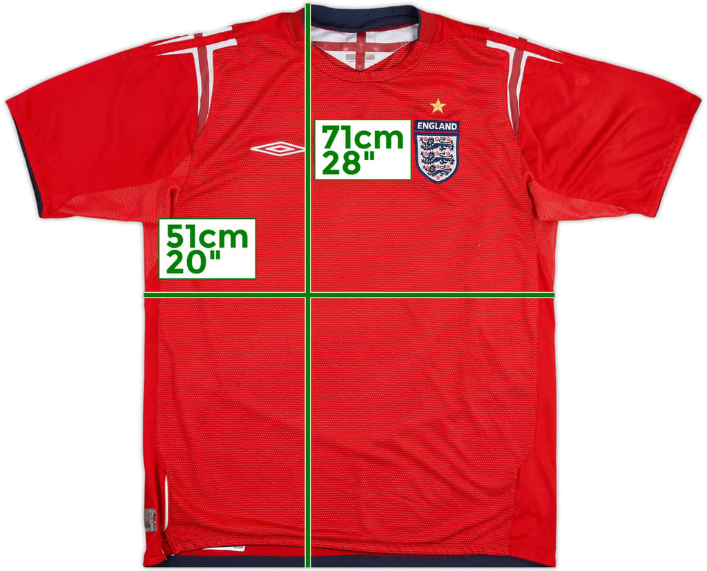 2004-06 England Away Shirt - 5/10 - (L)