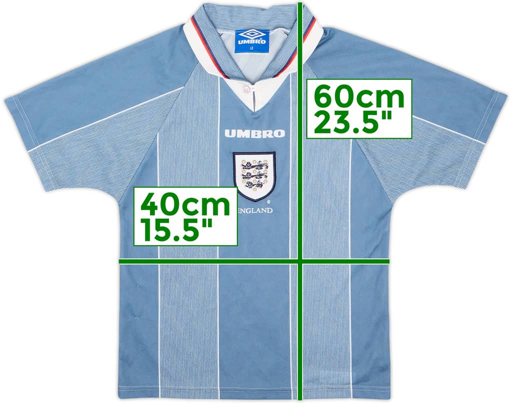 1996-97 England Away Shirt - 8/10 - (L.Boys)