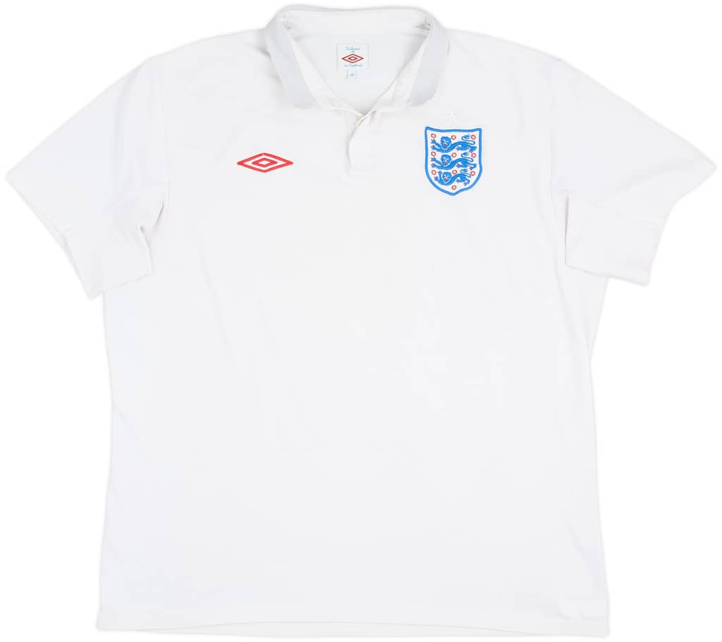2010-11 England Home Shirt - 5/10 - (XL)
