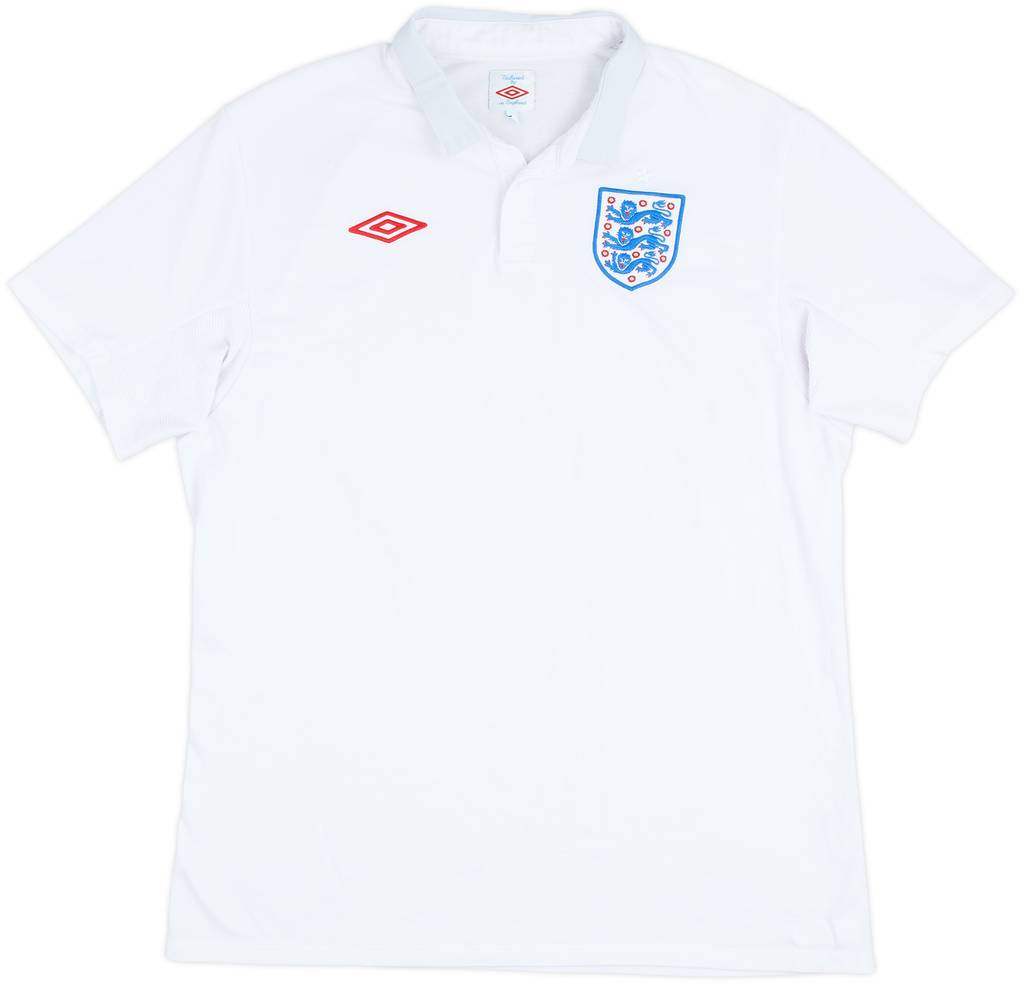 2009-10 England Home Shirt - 5/10 - (L)
