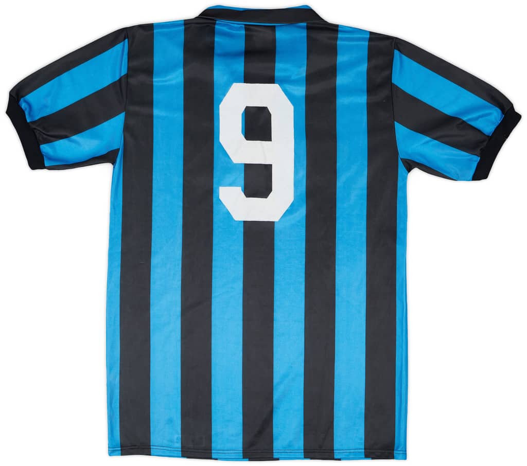 1988-89 Inter Milan Home Shirt #9 - 8/10 - (XL)