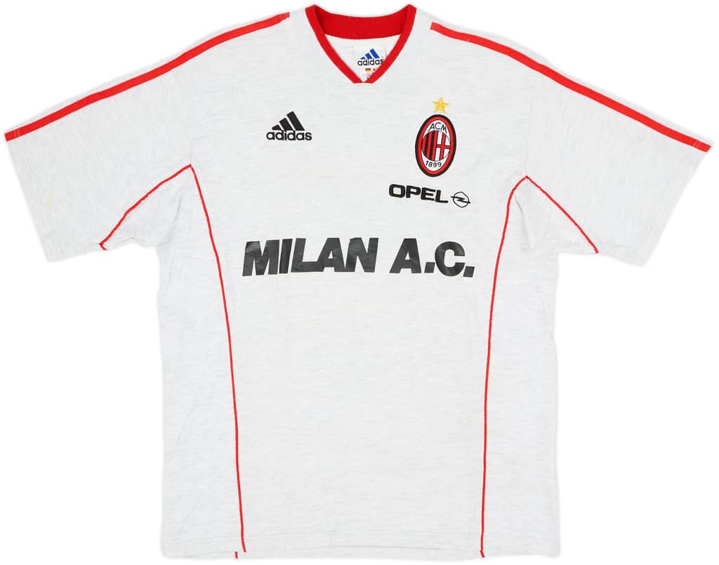 1999-00 AC Milan adidas Training Shirt - 8/10 - (M/L)