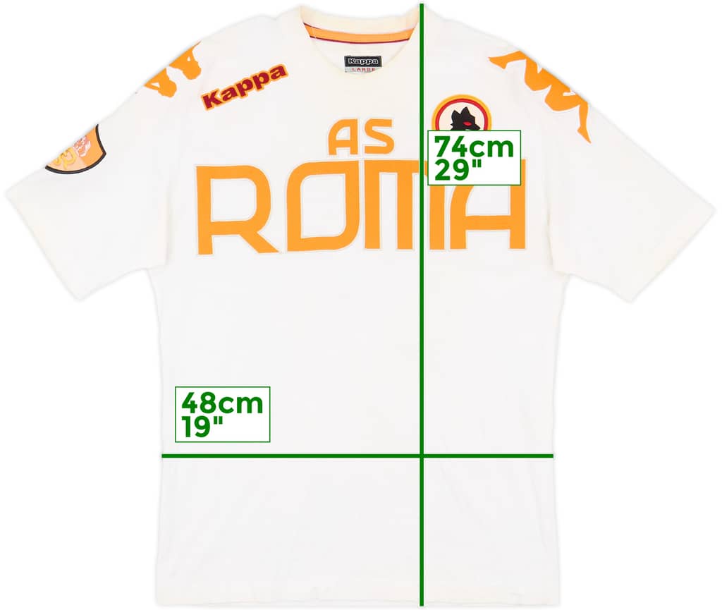 2009-10 Roma Kappa Cotton Tee - 5/10 - (L)