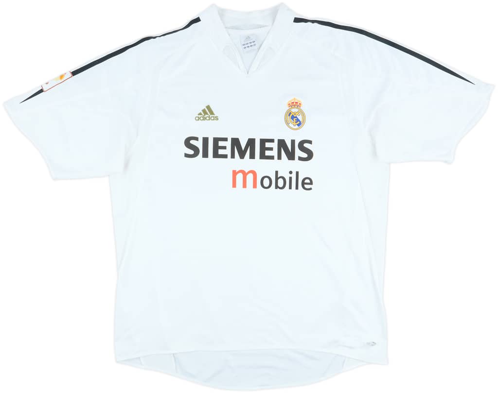 2004-05 Real Madrid Home Shirt - 5/10 - (XL)