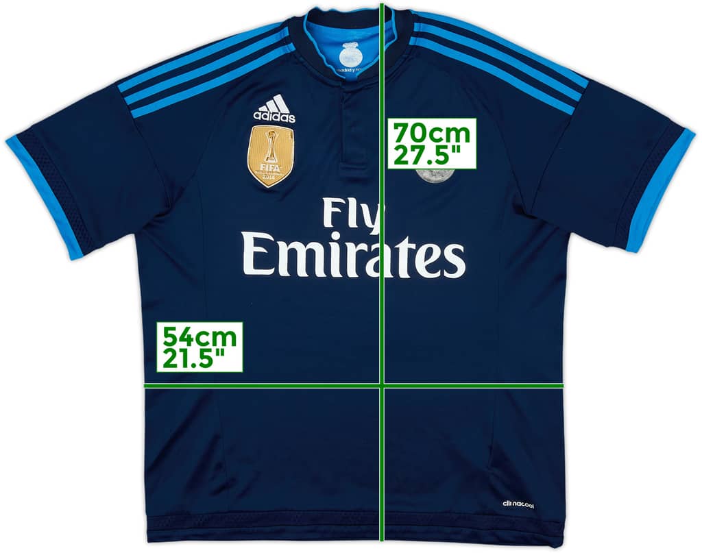 2015-16 Real Madrid Third Shirt - 4/10 - (M)
