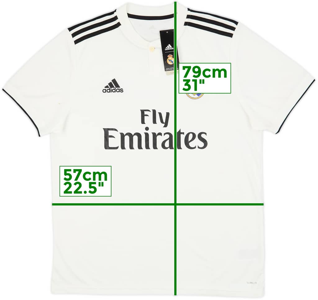 2018-19 Real Madrid Home Shirt (L)