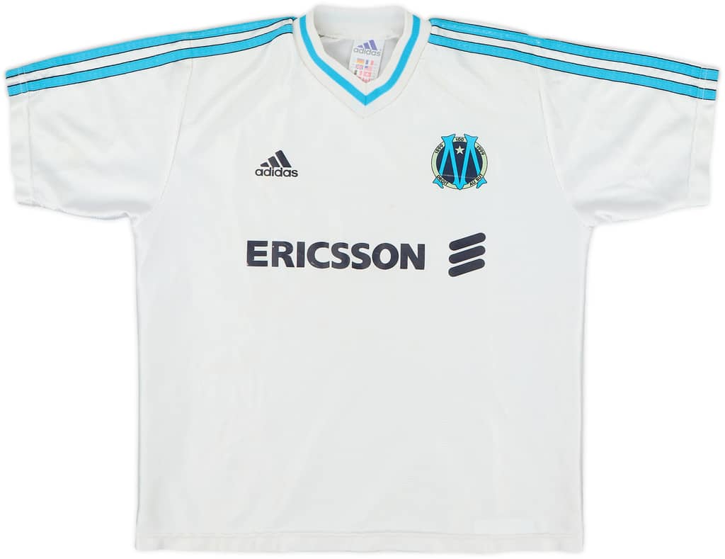 1998-99 Olympique Marseille Home Shirt - 5/10 - (M.Boys)