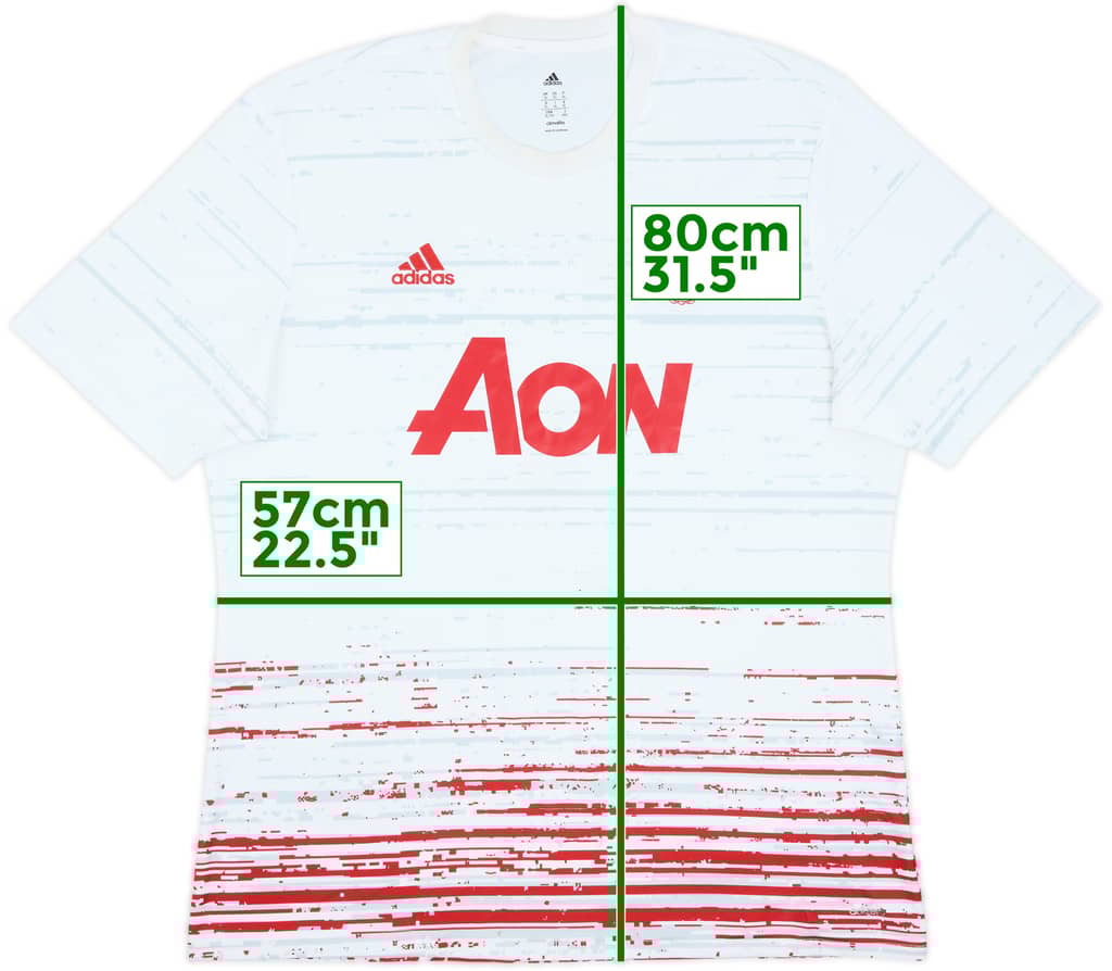 2016-17 Manchester United adidas Training Shirt - 8/10 - (XL)