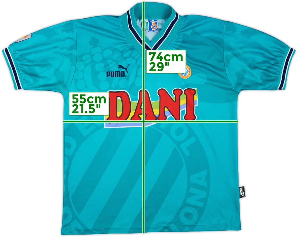 1996-97 Espanyol Away Shirt - 8/10 - (M)