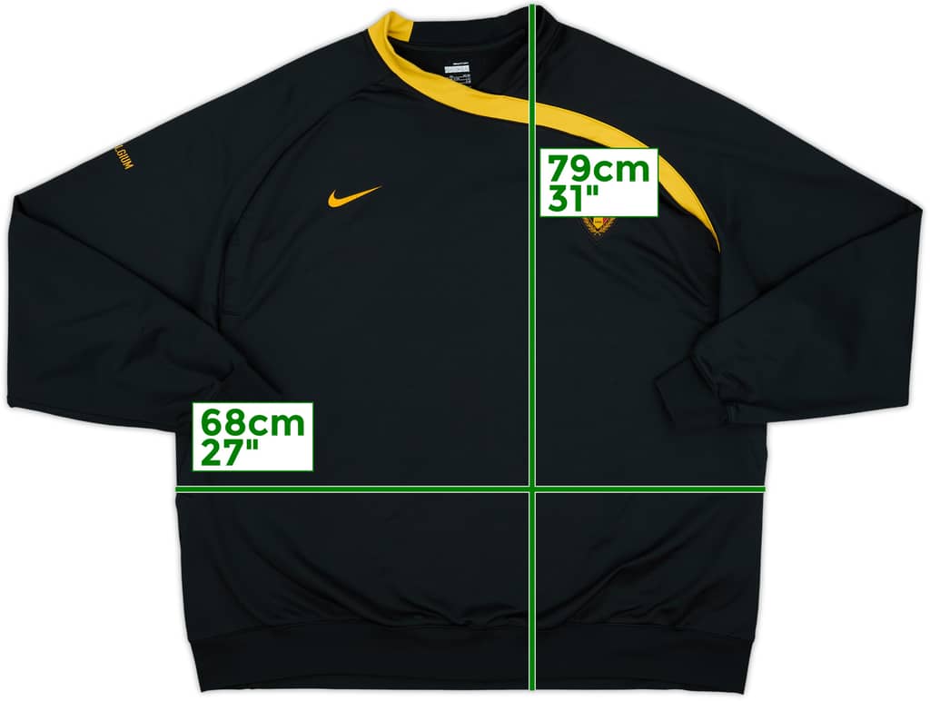 2008-09 Belgium Nike Sweat Top - 8/10 - (XXL)