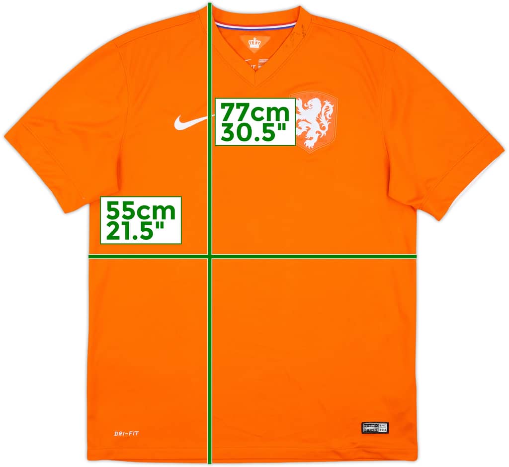 2014-15 Netherlands Home Shirt - 5/10 - (L)