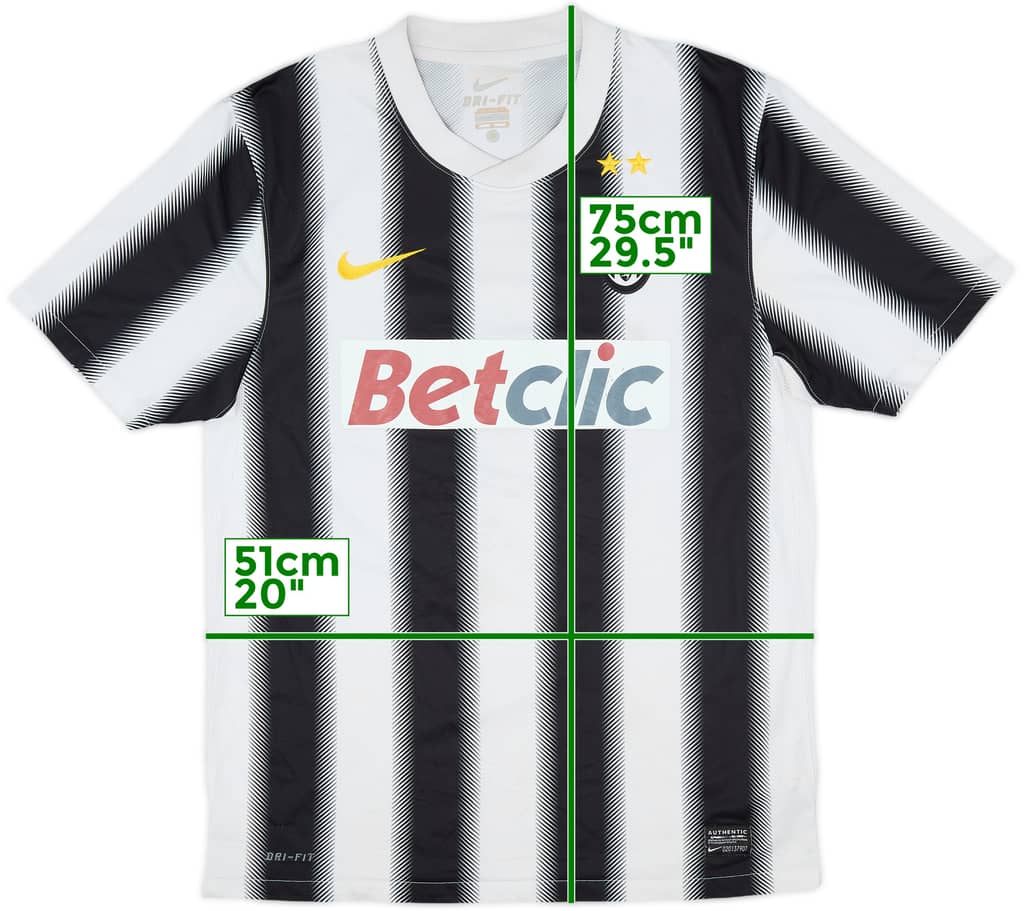 2011-12 Juventus Home Shirt - 5/10 - (M)