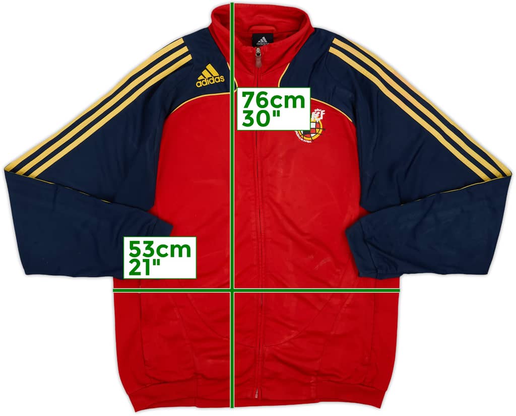 2008-09 Spain adidas Track Jacket - 8/10 - (M)