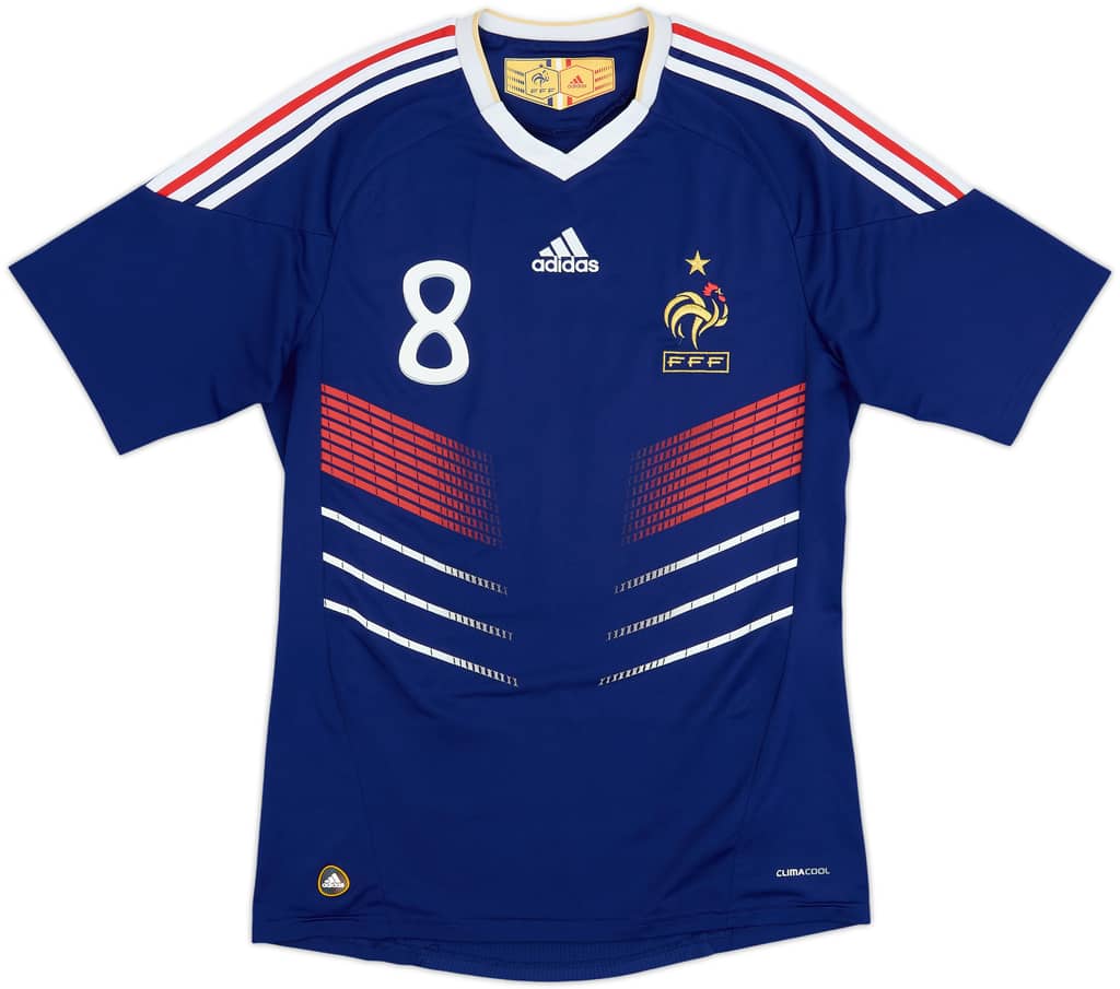 2009-10 France Home Shirt Gourcuff #8 - 9/10 - (M)