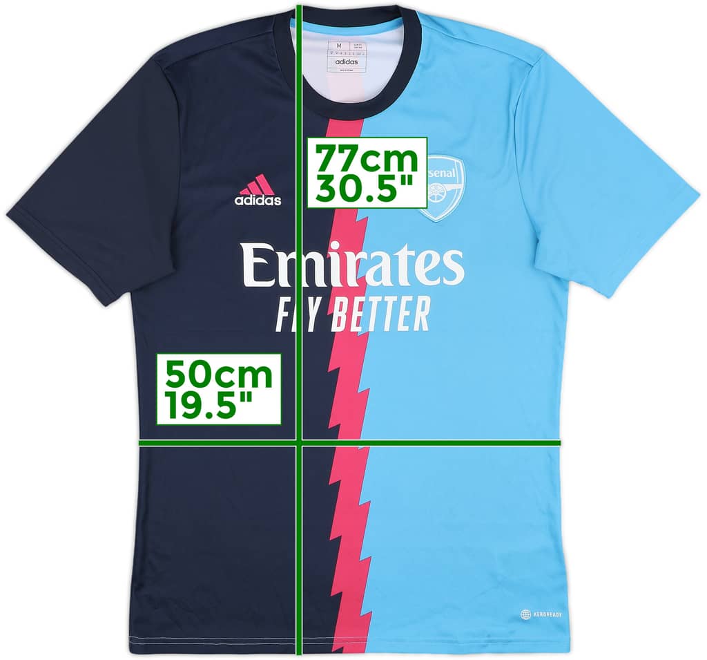 2022-23 Arsenal adidas Training Shirt - 8/10 - (M)