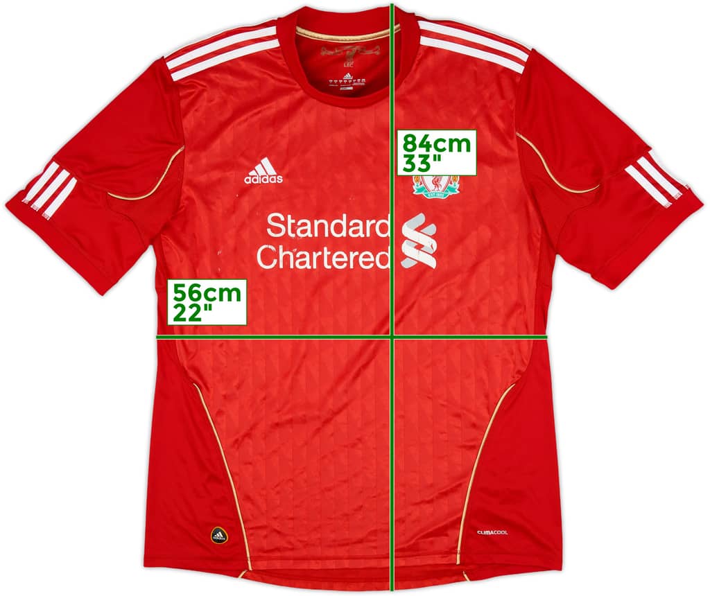 2010-12 Liverpool Home Shirt - 5/10 - (XL)